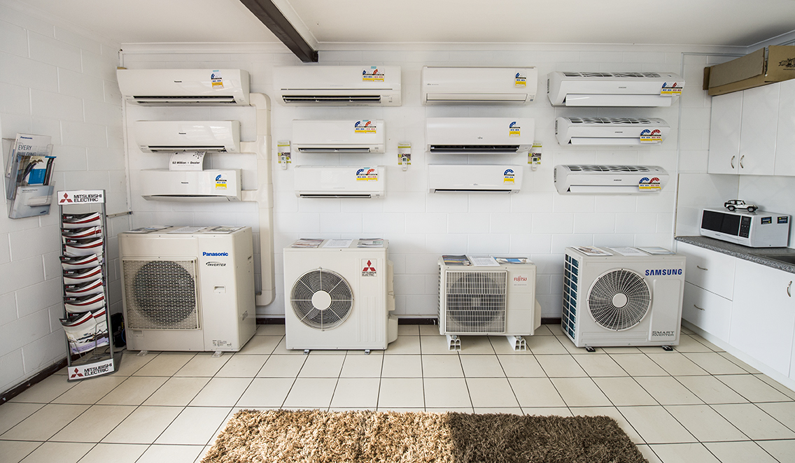 Air Conditioner Units on display
